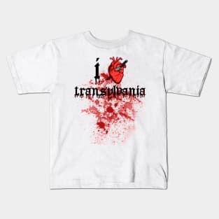 I Heart Transylvania Black Metal \m/ Dead from Mayhem FanArt Kids T-Shirt